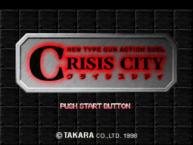 Crisis City title screen for Playstation